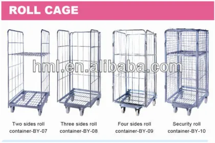 Foldable Metal Security Hotel Housekeeping Maid Cart Trolley