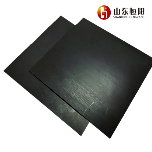 أغشية أرضية HDPE سوداء ناعمة