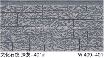 decorative insulated facade panel / decorative siding panel / facade panel