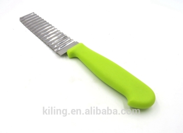 Plastic handle stainless steel potato knife potato cut