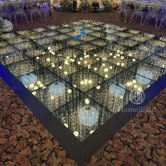3D Starry Dance Floor LED Star Mirror Tiles for Wedding Events