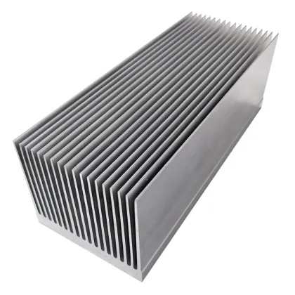 Aluminum heatsink cooling radiator block for LED