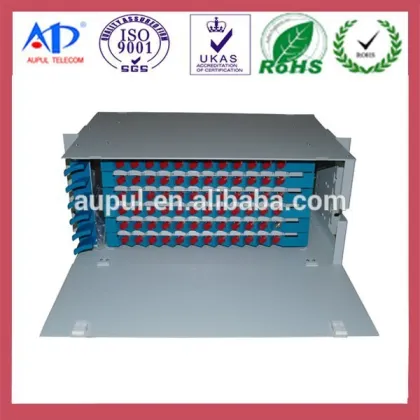 19 Inch 72 Core Optical Distribution Rack Mount