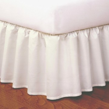 Plain Detachable Ruffled Bed Skirt