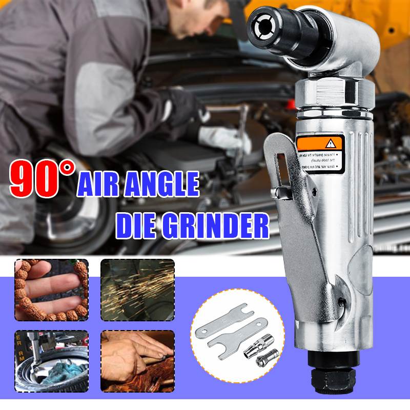 1/4" Air Die Grinder – Pneumatic Rotary Tool For Metal Cutting, Grinding, Polishing & Engraving (23000 RPM, 3mm Collet)