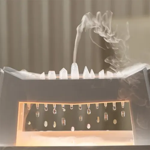 Тихий диффузор аромата дождя с красочными светодиодными фонарями