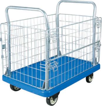 300kg platform basket push hand truck moving cart