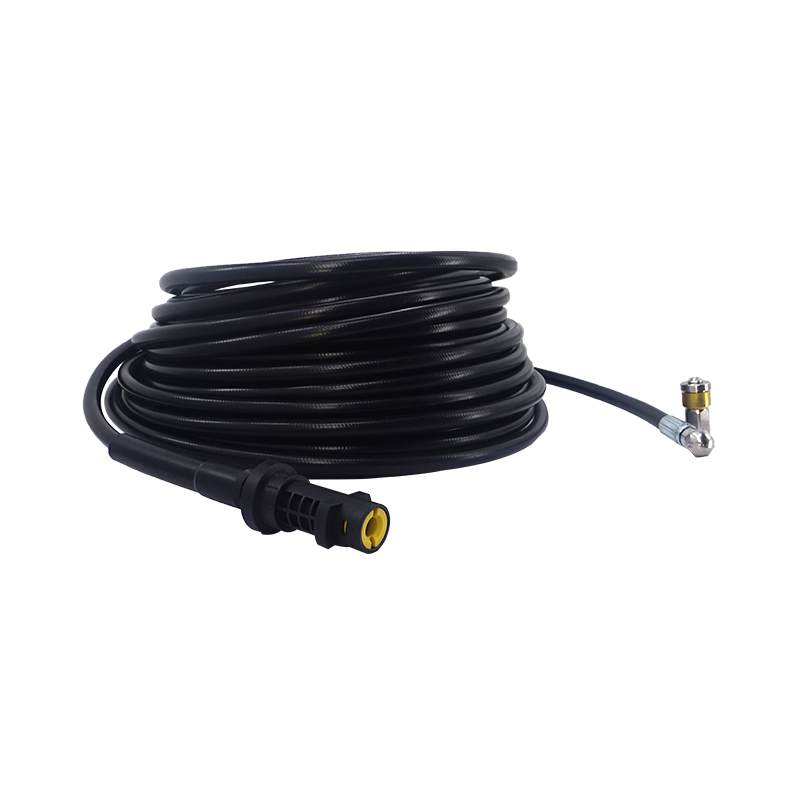 Tuyau de jet de jet d'égout pour rondelle de pression, 1/4 pouce x 20 pi, connexion rapide 1/4 de pouce, 4400 psi, tuyau de nettoyage de drain pour K2-K7