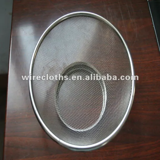 wire mesh round basket