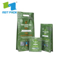 Custom size side gusset pet food bags recyclable