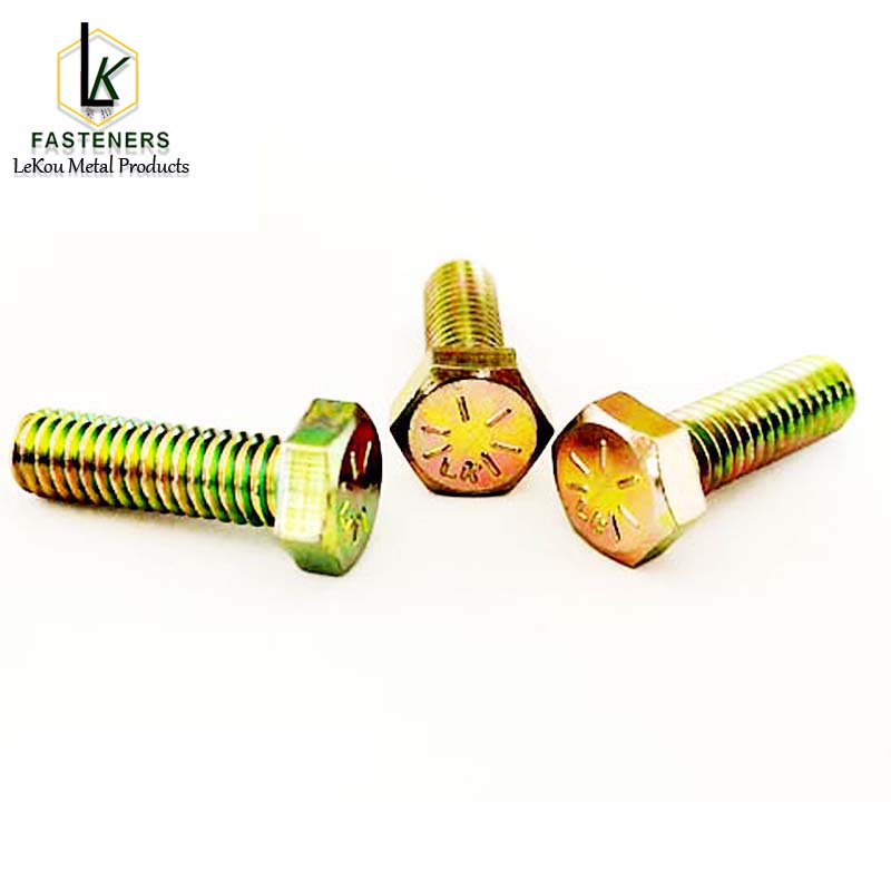 Grade 8 High strength steel Head bolts