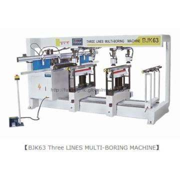 BJK63 THREE LINES MULTI-BORING MACHINE