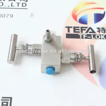 TF-LOK stailess steel weld end block&bleed manifold valve
