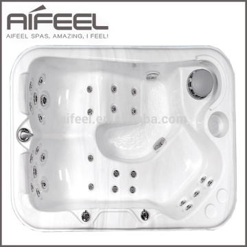 CE Approval freestanding Acrylic massage Portable spa 2 lounge mini indoor hot tub for 3 People