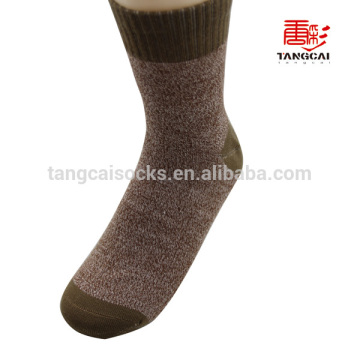China man sock manufacturer with mix color yarn knitted