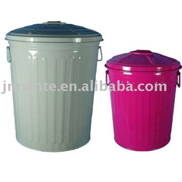 painted dustbin