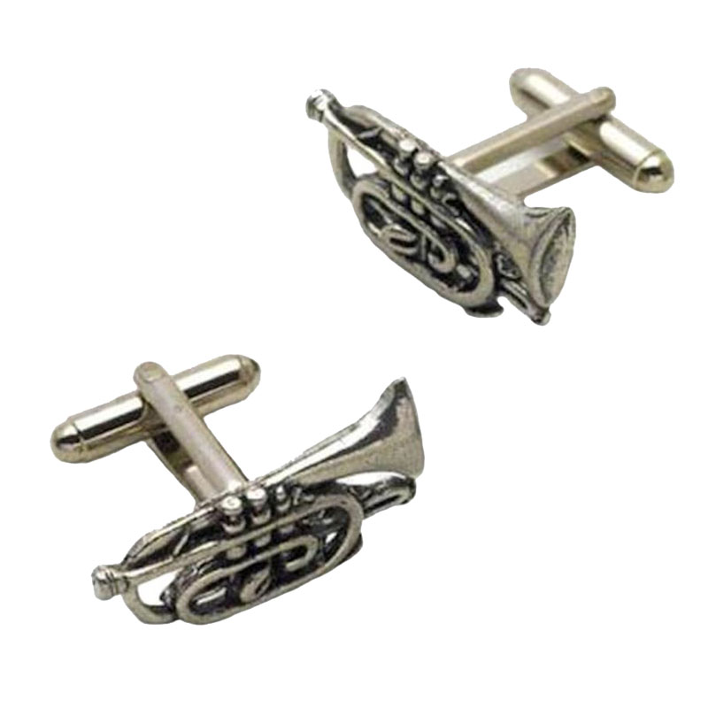 Cornet English Pewter Cufflinks