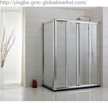 Frame rectangular sliding shower enclosure YTZ-004