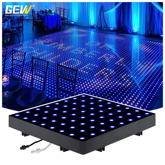 Disco Dance Floor Tile: Waterproof LED Digital Dance Floor for Weddings and Parties