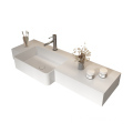 Modern Concrete Wall-Hung White Sinks for Hotel Bathrooms: Above-Counter Basins and Wash Hand