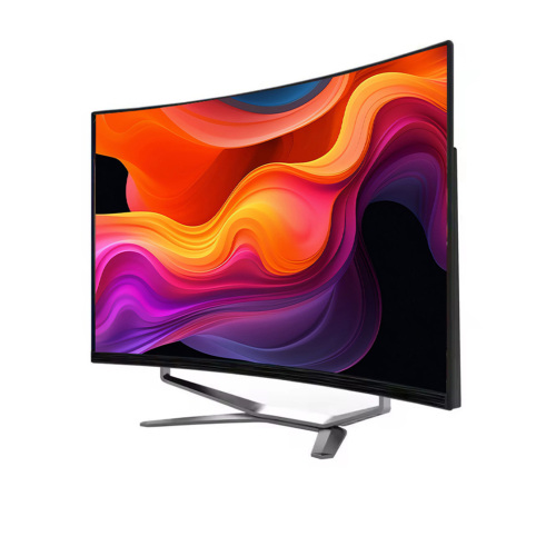 Sleek All in One System with Curved Screen