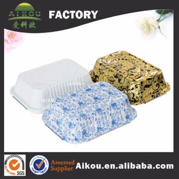 Oven safe disposable take away bakery bread aluminum cake mould