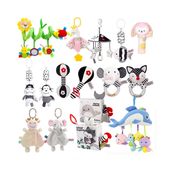 Handcrafted Crochet Mirror Wooden Mobile with Musical Features, Stuffed Clouds, and Phone Hanger for Baby's Nursery - Perfect for Girls' Rooms