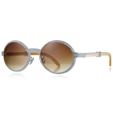 Moissan Diamond Horn Sunglasses