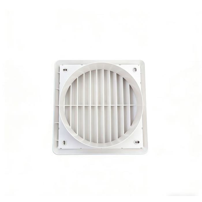 Mga Plastic na Air Vent Grill na may Fixed Louvre