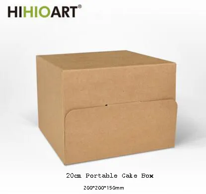 Brown Kraft Paper Cake box