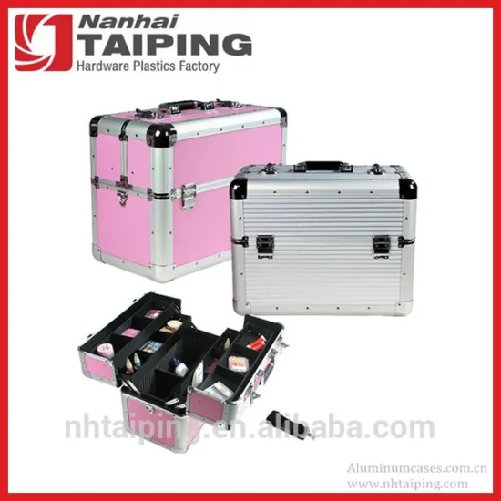 Aluminum Makeup Vanity Cases Beautycase Pink