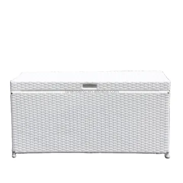 Waterproof Outdoor Garden Cushion Storage Box - Plastic Rattan