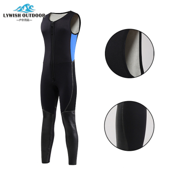 Long John Wetsuit for Kayak and Canoe - Sleeveless with Long Legs