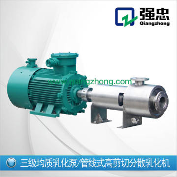 SRH series inline high shear homogeneous emulsification pump
