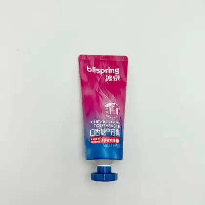 100g Fresh Peach flavor Chewing gum toothpaste
