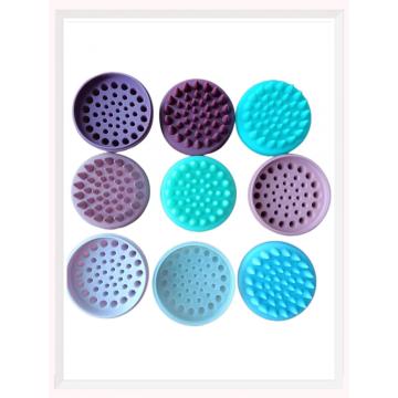 Silicone massage shampoo brush