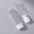 3.4Oz 100ml Clear Airless Cosmetic Cream Pump Bottle