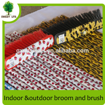 best selling products 120X2.2CM PVC coated wooden broom handle mop handle stick with various design