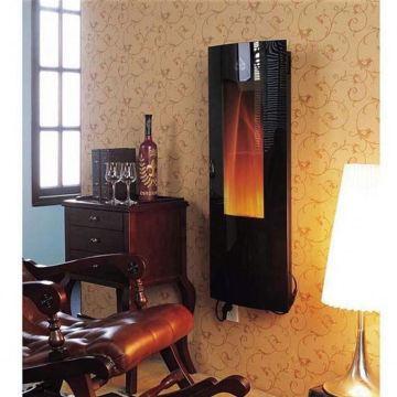Entrega rápida: chimenea eléctrica de alta calidad montada en la pared
