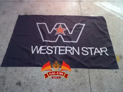 Western Star Trucks Racing flag Electric RC Cars banner 100% polyster 90*150CM flag Western Star banner