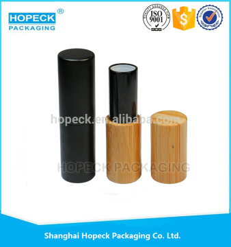 Promotional empty bamboo lipstick case for wholesale