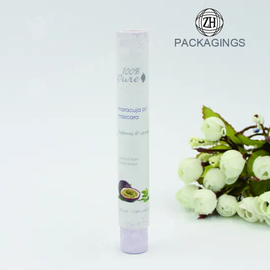 Cylinder box packaging with custom printing logo