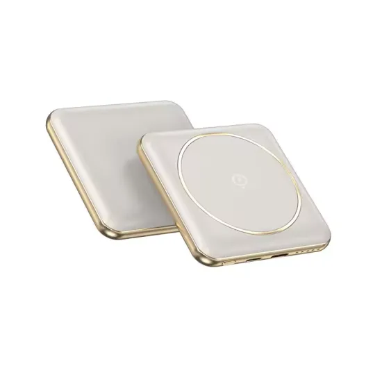 10000mAh Portable Mini Magnetic Qi Power Bank: Fast Charging Wireless Power Bank for Phone