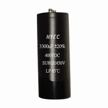 Screw Terminal Type Capacitor with High Ripple Current Resistance and Long Lifespan, RoHS-marked