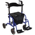 Transit Chair & Rollator met voetsteun en stoel