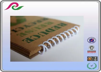 Office A6 Ai / Pdf / Cdr Kraft Paper Spiral Sticky Notes Notepad