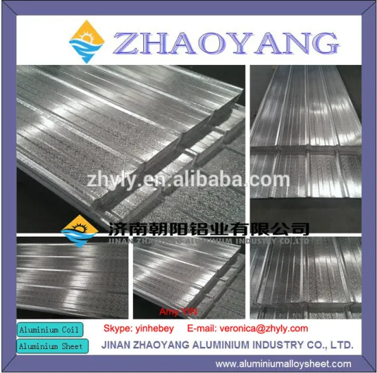 AA1050 Corrugated aluminum roofing plate