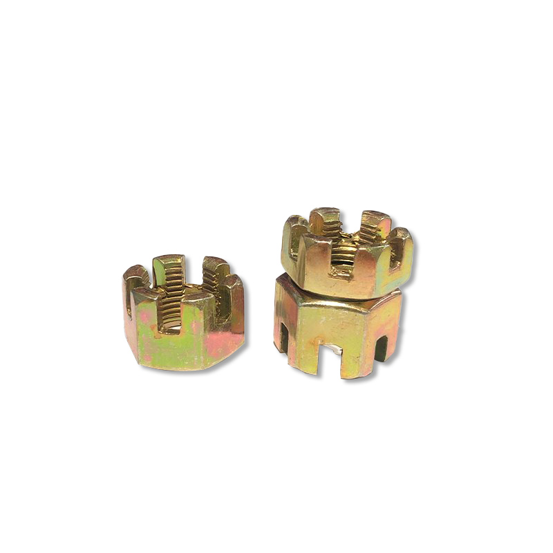 Surface treatment galvanized castle hex slotted nut