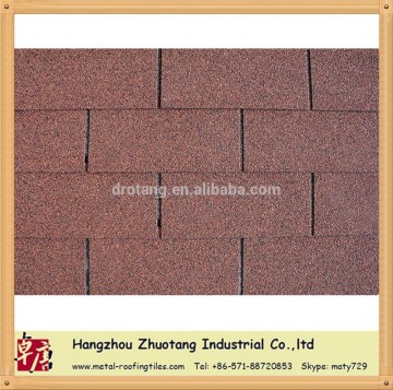 Starfoo brand 3-tab asphalt shingle--China red