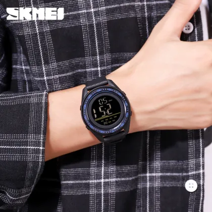 SKMEI Men's Watch 1638: Simple, Stop Digital, Waterproof Wristwatch Perfect for Sports